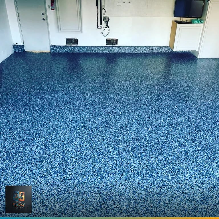 Basement epoxy floor coating