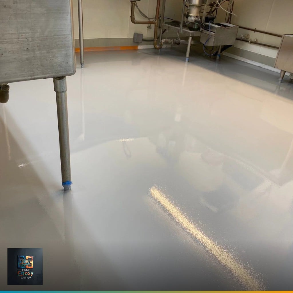Seamless medical clinic epoxy floor in Metro Detroit