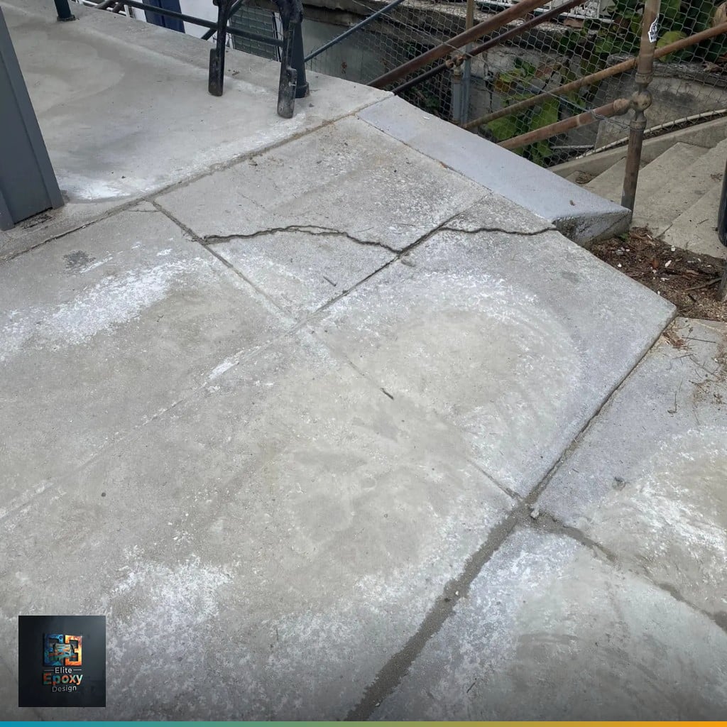 Heavy-duty loading dock epoxy floor in Metro Detroit