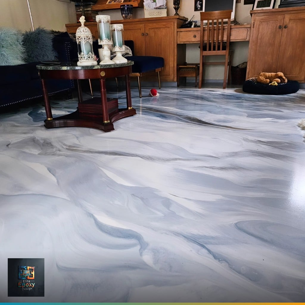 Speckled Flake Garage — Full flake system in Metro Detroit