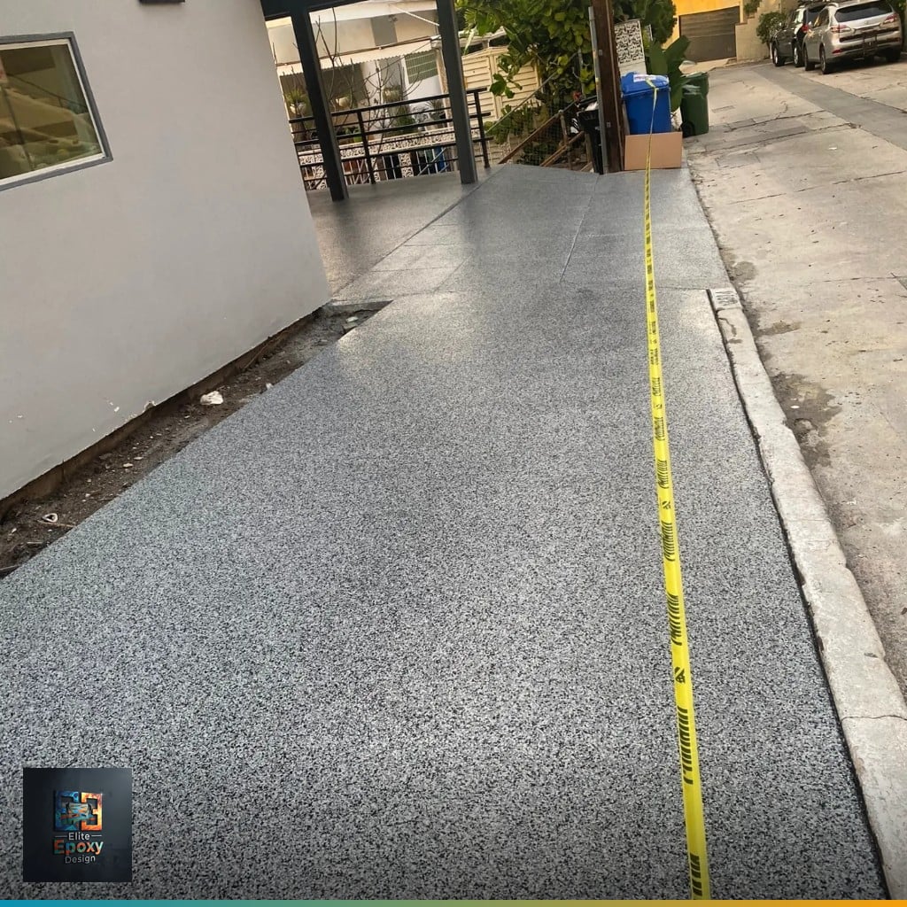 Charcoal Metallic Floor